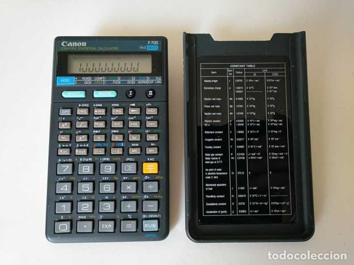 Antig&uuml;edades: NO FUNCIONA - CALCULADORA CANON F-700 PROGRAMABLE CIENTIFICA ESTADISTICA PROGRAMMABLE STATISTICAL - Foto 35