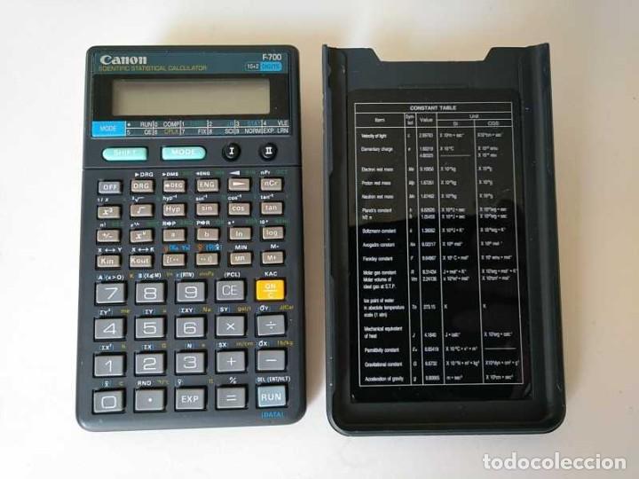 Antig&uuml;edades: NO FUNCIONA - CALCULADORA CANON F-700 PROGRAMABLE CIENTIFICA ESTADISTICA PROGRAMMABLE STATISTICAL - Foto 36