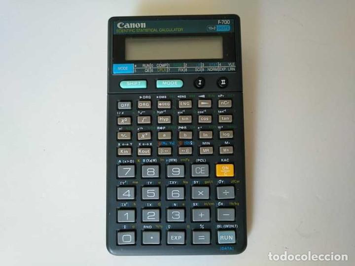 Antig&uuml;edades: NO FUNCIONA - CALCULADORA CANON F-700 PROGRAMABLE CIENTIFICA ESTADISTICA PROGRAMMABLE STATISTICAL - Foto 41