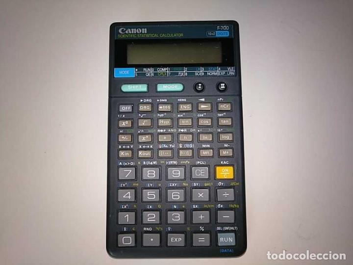 Antig&uuml;edades: NO FUNCIONA - CALCULADORA CANON F-700 PROGRAMABLE CIENTIFICA ESTADISTICA PROGRAMMABLE STATISTICAL - Foto 42