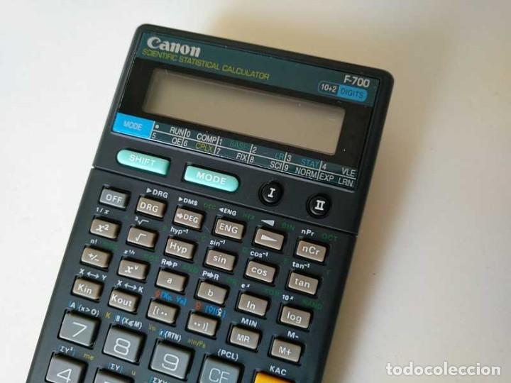 Antig&uuml;edades: NO FUNCIONA - CALCULADORA CANON F-700 PROGRAMABLE CIENTIFICA ESTADISTICA PROGRAMMABLE STATISTICAL - Foto 43