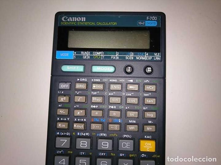 Antig&uuml;edades: NO FUNCIONA - CALCULADORA CANON F-700 PROGRAMABLE CIENTIFICA ESTADISTICA PROGRAMMABLE STATISTICAL - Foto 46