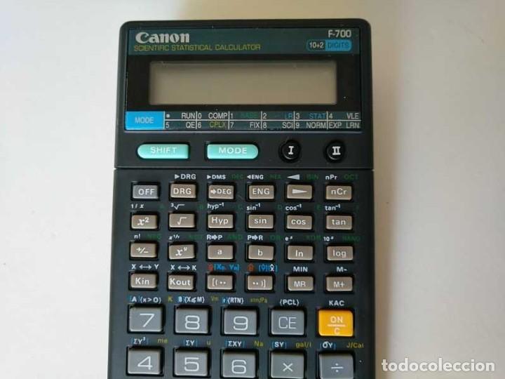 Antig&uuml;edades: NO FUNCIONA - CALCULADORA CANON F-700 PROGRAMABLE CIENTIFICA ESTADISTICA PROGRAMMABLE STATISTICAL - Foto 47