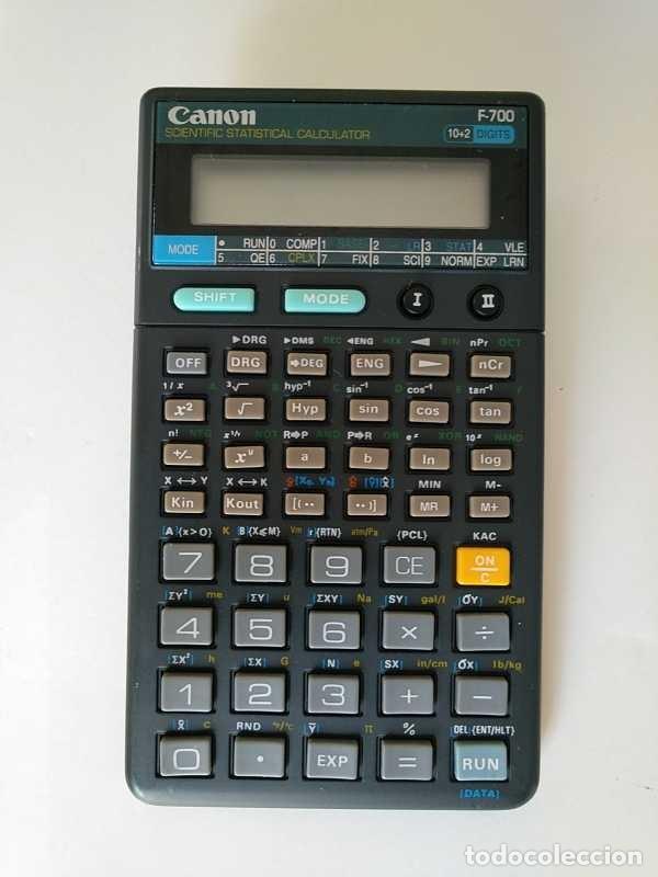 Antig&uuml;edades: NO FUNCIONA - CALCULADORA CANON F-700 PROGRAMABLE CIENTIFICA ESTADISTICA PROGRAMMABLE STATISTICAL - Foto 49