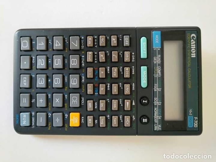 Antig&uuml;edades: NO FUNCIONA - CALCULADORA CANON F-700 PROGRAMABLE CIENTIFICA ESTADISTICA PROGRAMMABLE STATISTICAL - Foto 55