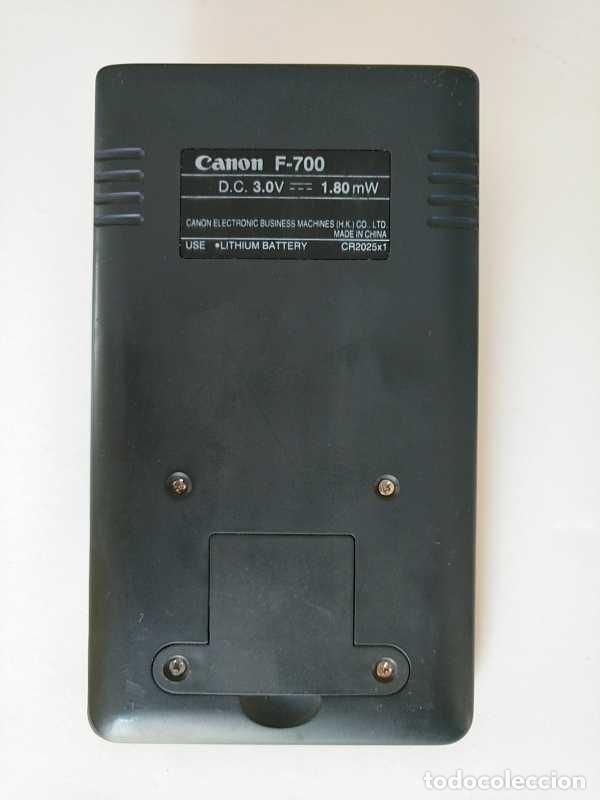 Antig&uuml;edades: NO FUNCIONA - CALCULADORA CANON F-700 PROGRAMABLE CIENTIFICA ESTADISTICA PROGRAMMABLE STATISTICAL - Foto 57