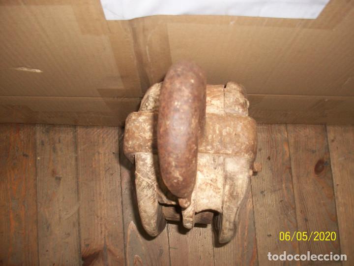 Antig&uuml;edades: ANTIGUA GARRUCHA/POLEA- NAVAL - Foto 6