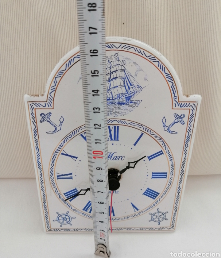 Antig&uuml;edades: Reloj Naval Marc Chapa Esmaltada. - Foto 3