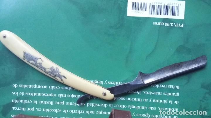 Antig&uuml;edades: estuche de afeitar con navaja - Foto 4