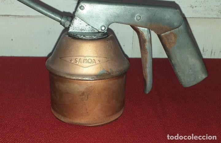 Antig&uuml;edades: ACEITERA MARCA SAMOA - Foto 4