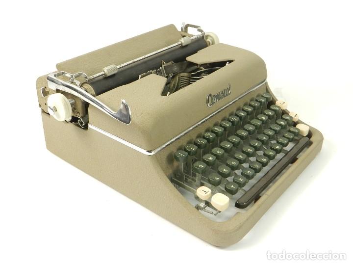 Máquina de escribir Vintage Consul, Checoslovaquia 1962