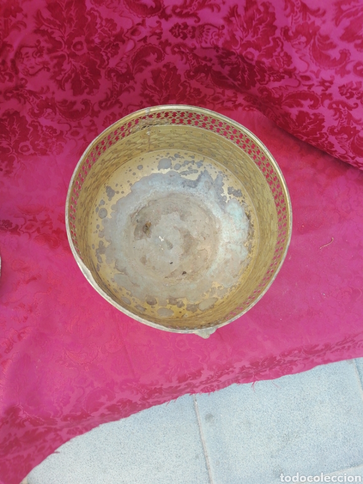 Antig&uuml;edades: Olla de cobre retro vintage - Foto 4