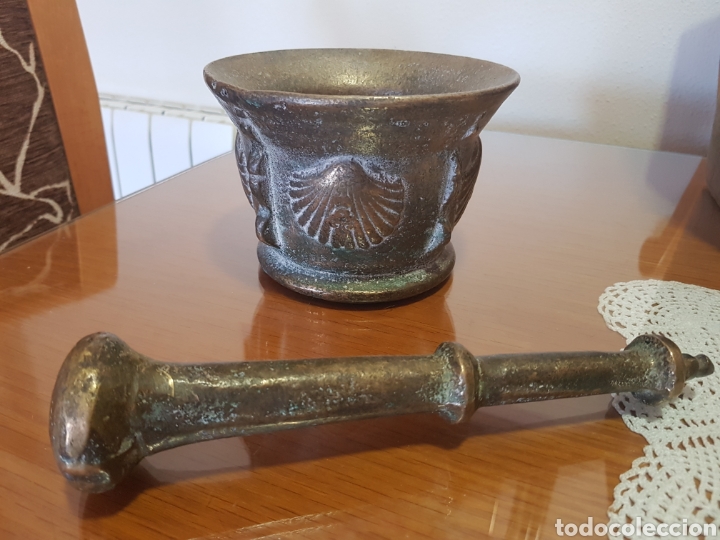 Antig&uuml;edades: Mortero o Almirez de bronce - Foto 3