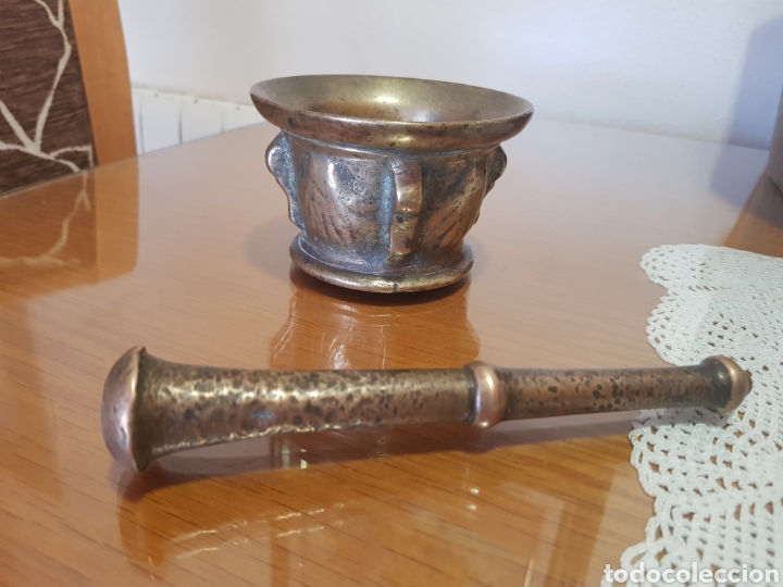 Antig&uuml;edades: Mortero o Almirez de bronce - Foto 3