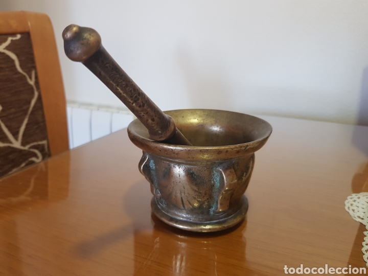 Antig&uuml;edades: Mortero o Almirez de bronce - Foto 1