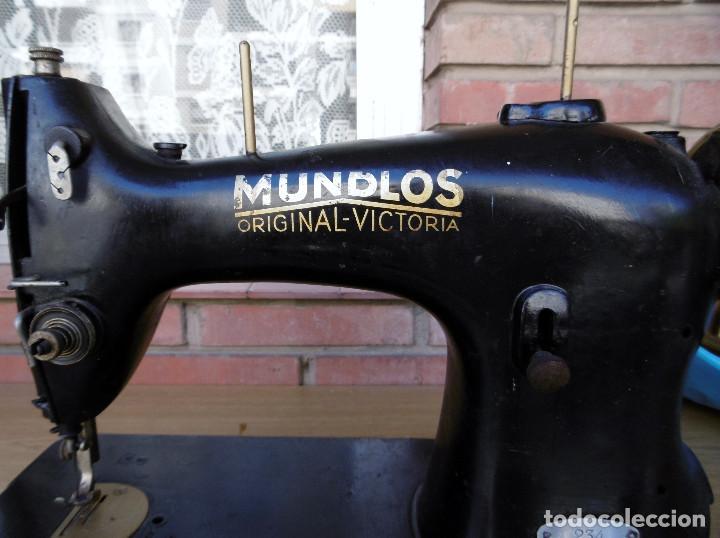 Antig&uuml;edades: MAQUINA DE COSER MUNDLOS - Foto 4