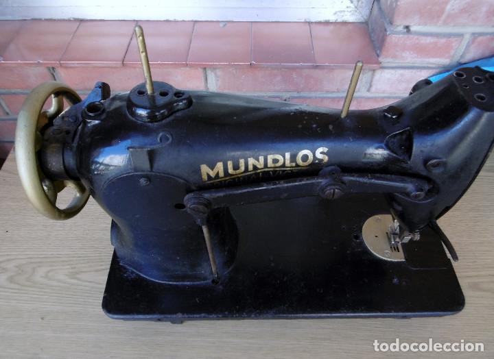 Antig&uuml;edades: MAQUINA DE COSER MUNDLOS - Foto 6