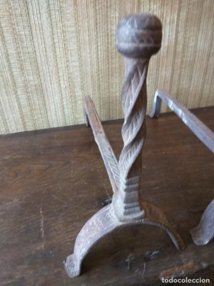 Antig&uuml;edades: MORILLOS ANTIGUOS DE HIERRO FORJADO - Foto 7