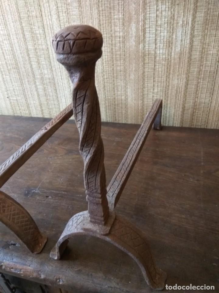 Antig&uuml;edades: MORILLOS ANTIGUOS DE HIERRO FORJADO - Foto 10