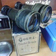 Antigüedades: ANTIGUOS BINOCULARES / PRISMATICOS GOERZ..THEATRE. . CAMPAGNE. . Y MARINE..CAJA ORIGINAL.. Lote 210198562