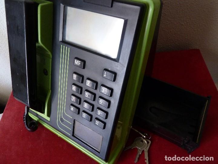 Tel&eacute;fonos: TELEFONO DE CABINA TELEFONICA-TELEFONICA&middot; ALCATEL MOD.TRMA - Foto 6
