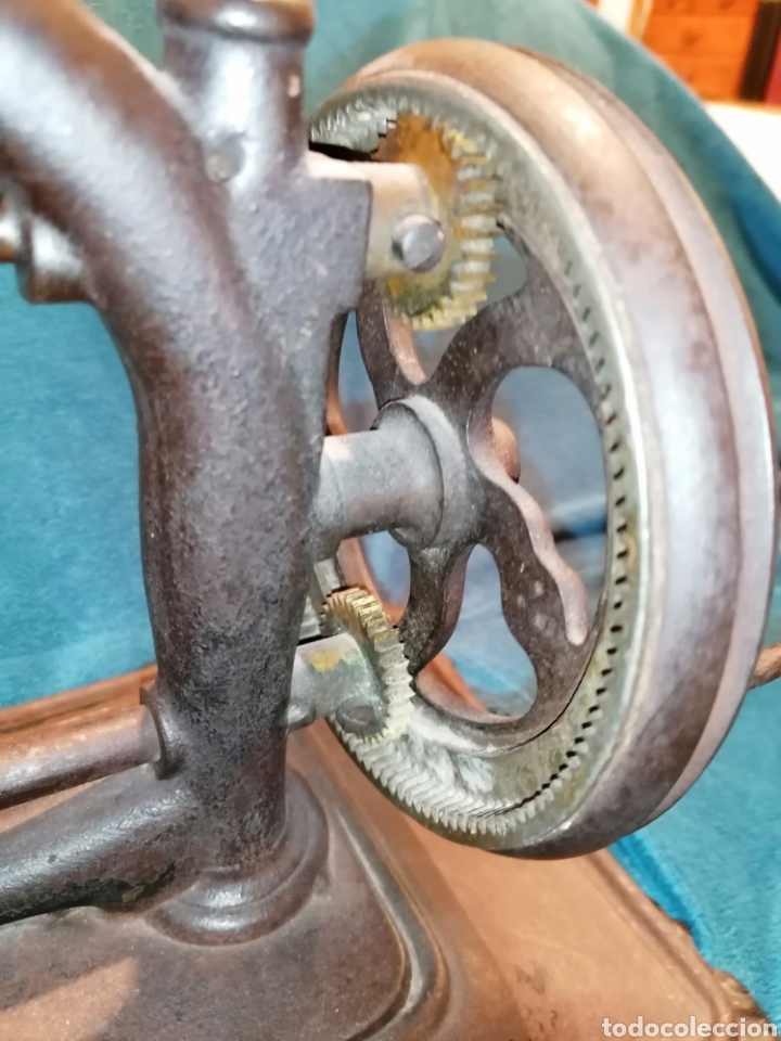 Antig&uuml;edades: M&Aacute;QUINA DE COSER ANTIGUA DE ESCAPARATE - Foto 5