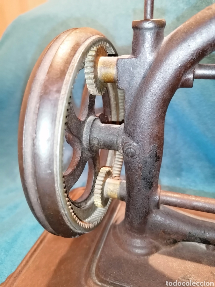 Antig&uuml;edades: M&Aacute;QUINA DE COSER ANTIGUA DE ESCAPARATE - Foto 11