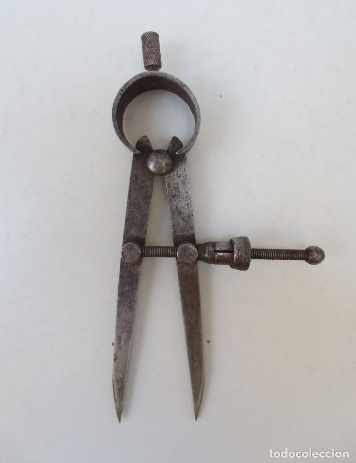 Antig&uuml;edades: COMPAS DE MECANICO AJUSTADOR DE 13CM - Foto 1