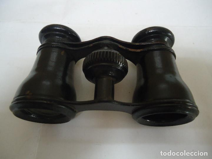 Antig&uuml;edades: BINOCULAR DE TEATRO ANTIGUO DE COLOR NEGRO. --- 9 - Foto 1