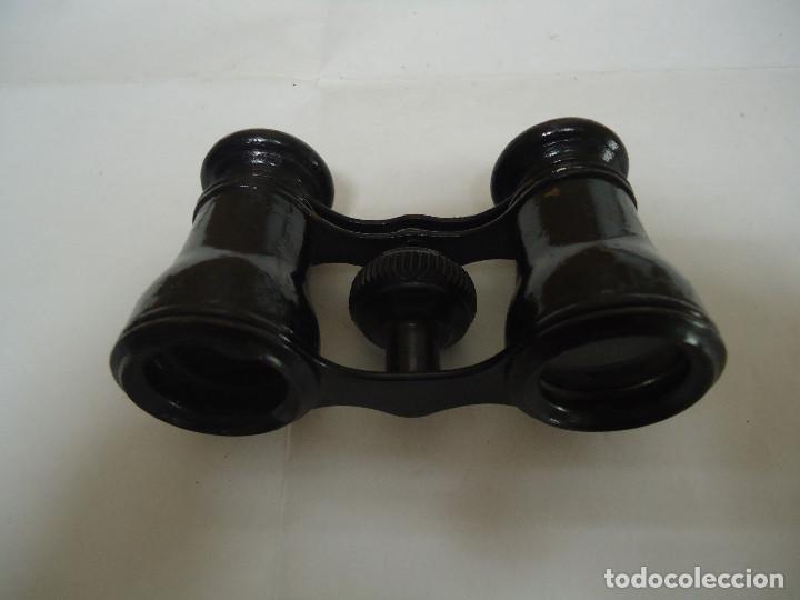 Antig&uuml;edades: BINOCULAR DE TEATRO ANTIGUO DE COLOR NEGRO. --- 9 - Foto 2