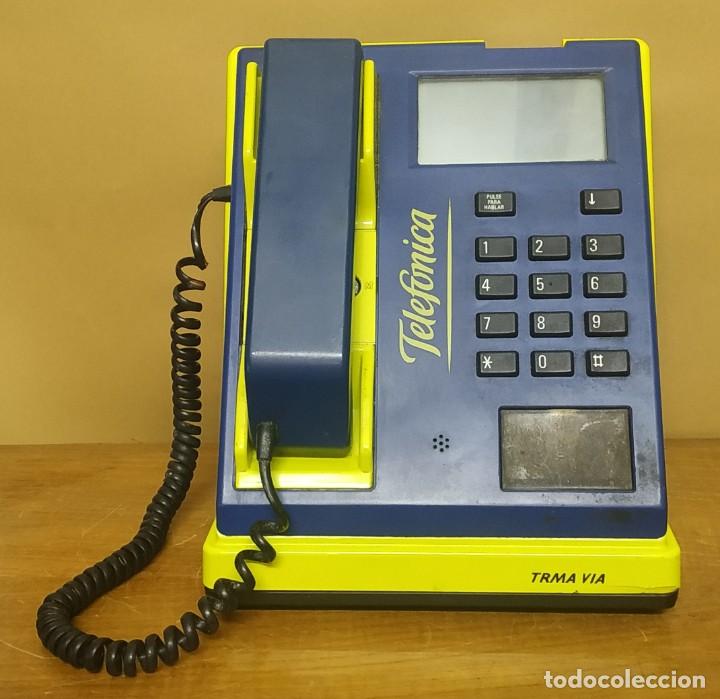 Tel&eacute;fonos: Cabina telef&oacute;nica de monedas - TRMA VIA - THOMPSON - Foto 1