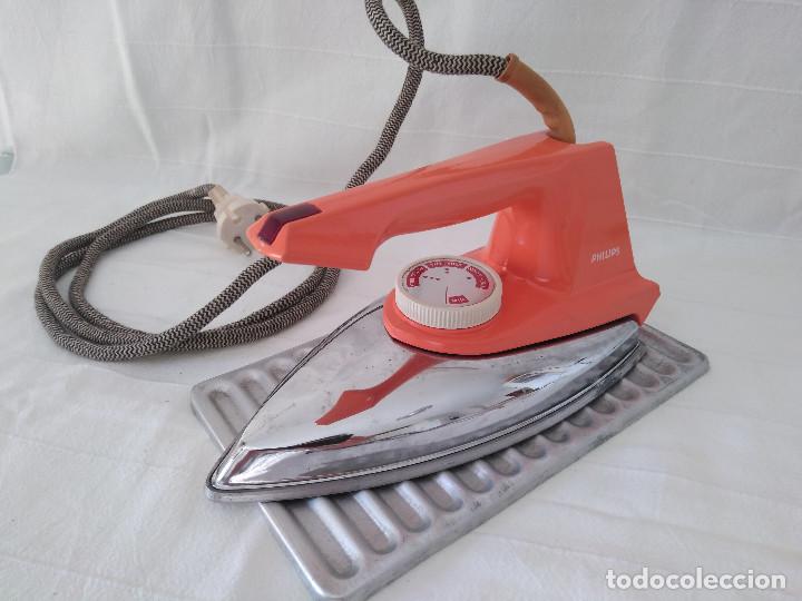 Antig&uuml;edades: PLANCHA PHILIPS A&Ntilde;OS 70 - FUNCIONANDO - Foto 5