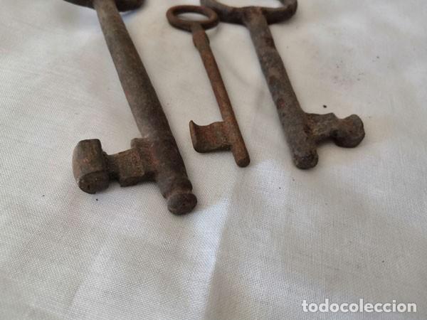 Antig&uuml;edades: LLAVE ANTIGUA - LOTE TRES LLAVES - Foto 4