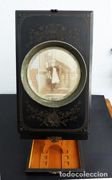 Antig&uuml;edades: Gran grafoscopio o visor &oacute;ptico del s. XIX - Foto 3