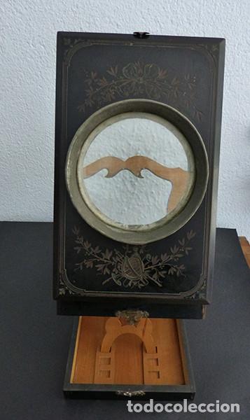 Antig&uuml;edades: Gran grafoscopio o visor &oacute;ptico del s. XIX - Foto 4
