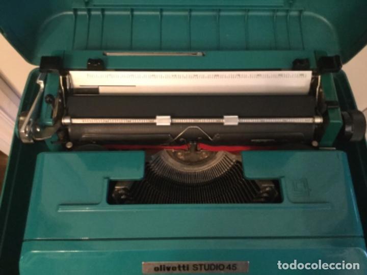 Antig&uuml;edades: M&Aacute;QUINA DE ESCRIBIR OLIVETTI STUDIO 45 IMPECABLE Y COMPLETA A&Ntilde;O 60 - Foto 5