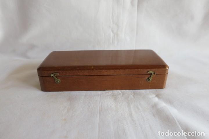 Antig&uuml;edades: caja de precision para el peso de moneda - Foto 5