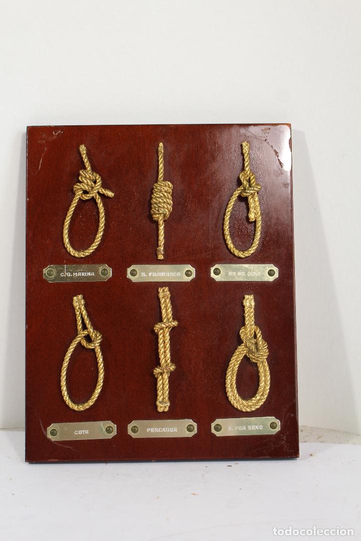 Antig&uuml;edades: cuadro de nudos marineros - Foto 1