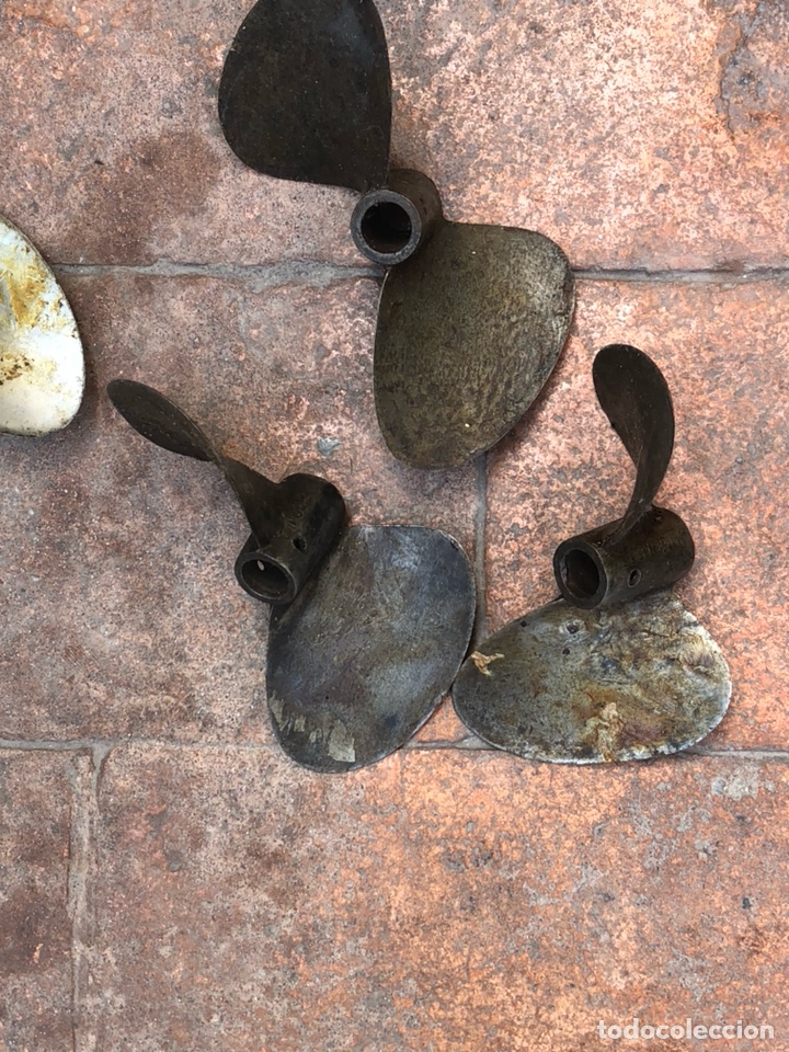 Antig&uuml;edades: Lote antiguo de h&eacute;lices de barco - Foto 17