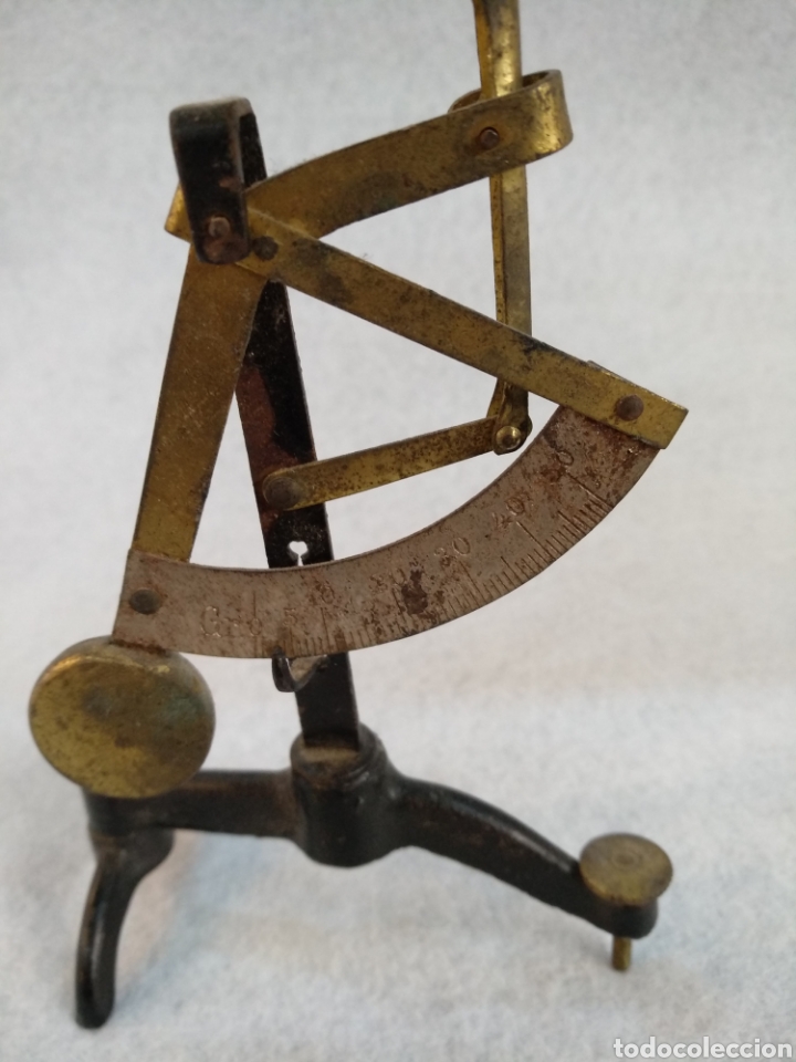 Antig&uuml;edades: Curiosa y peque&ntilde;a balanza / b&aacute;scula, 50gr - Foto 3