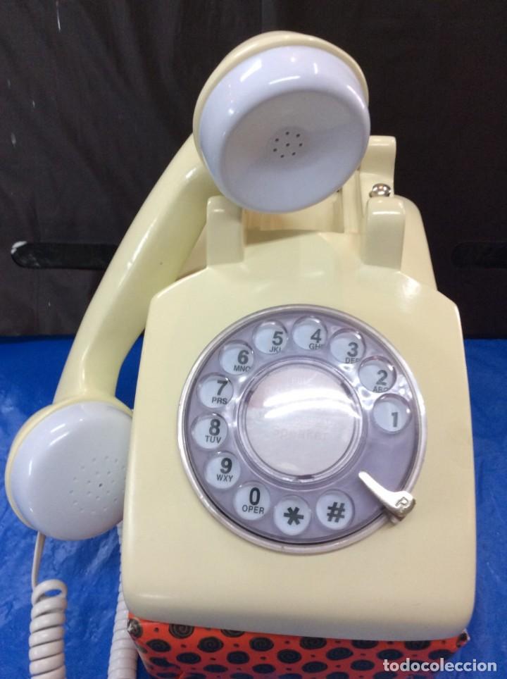 Teléfonos: TELÉFONO CLÁSICO DISCO - DISEÑO AÑOS 70 ¡¡NUEVO!! - Foto 3 - 78474041