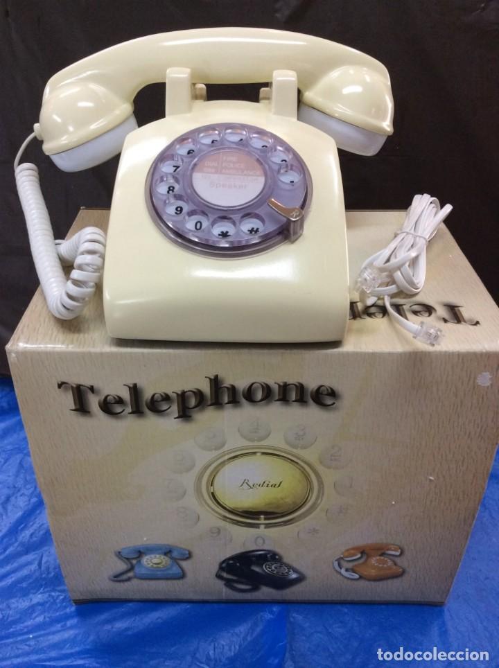 Teléfonos: TELÉFONO CLÁSICO DISCO - DISEÑO AÑOS 70 ¡¡NUEVO!! - Foto 5 - 78474041
