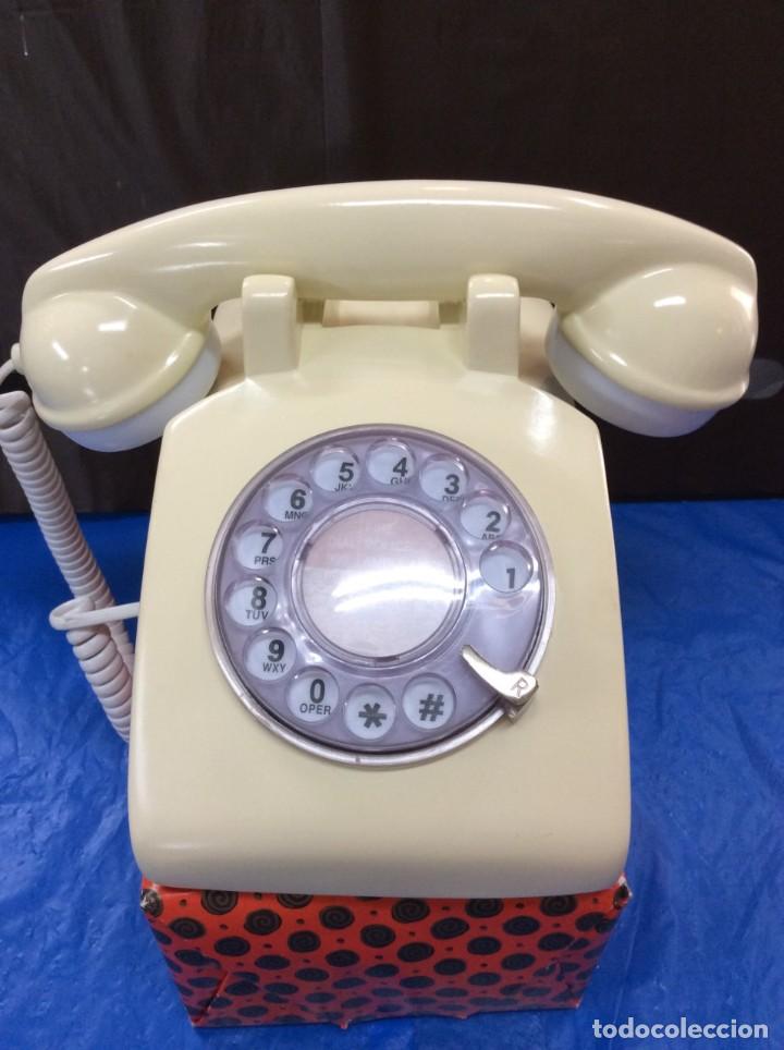 Teléfonos: TELÉFONO CLÁSICO DISCO - DISEÑO AÑOS 70 ¡¡NUEVO!! - Foto 2 - 78474041