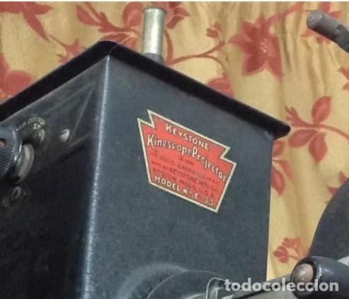 Antig&uuml;edades: PROYECTOR DE CINE KEYSTONE E 33 - Foto 2