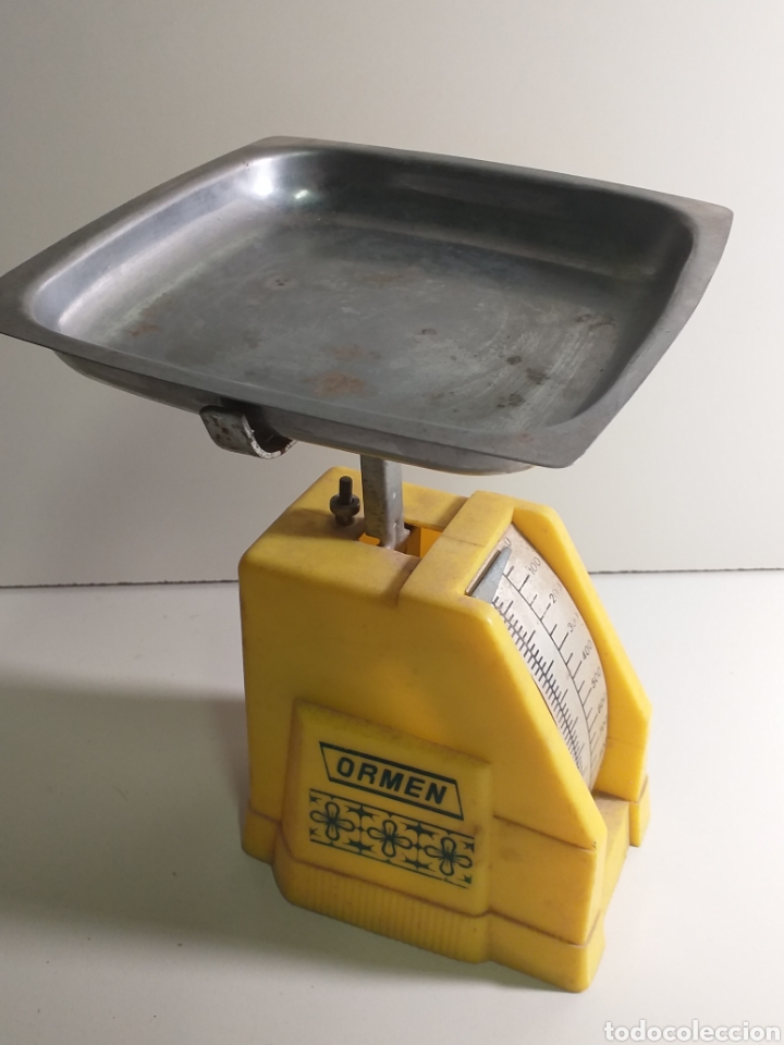 Antig&uuml;edades: Bascula vintage marca Ormen. Pesa hasta 1kg - Foto 3