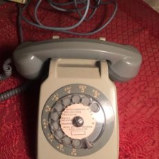Teléfonos: ANTIGUO TELEFONO DE RULETA DE LOS AÑOS 60 COLOR GRIS FRANCÉS