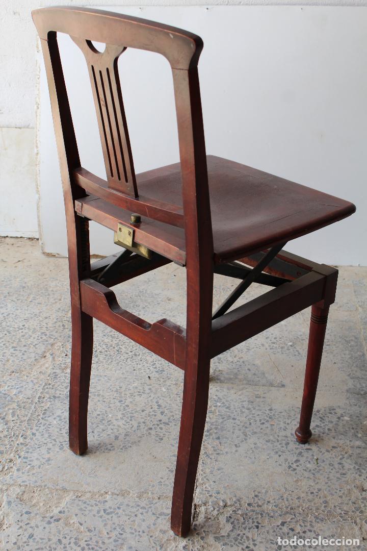 Antig&uuml;edades: silla de barbero antigua - Foto 10