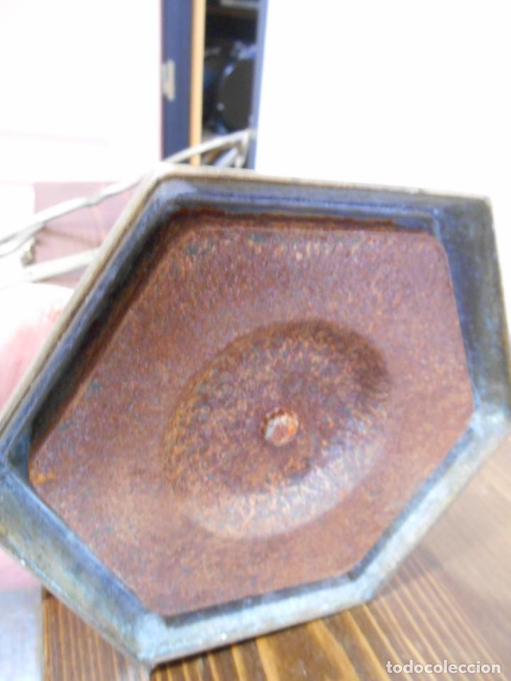 Antig&uuml;edades: PRECIOSA BASCULA TIPO ROMANA CON BASE DE APOYO EN BRONCE - Foto 12
