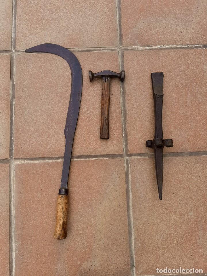 Antig&uuml;edades: LOTE GUADA&Ntilde;A, YUNQUE Y MARTILLO - Foto 4