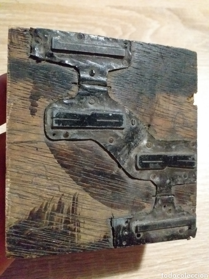 Antig&uuml;edades: CREO ANTIGUO SELLO DE IMPRENTA - Foto 1